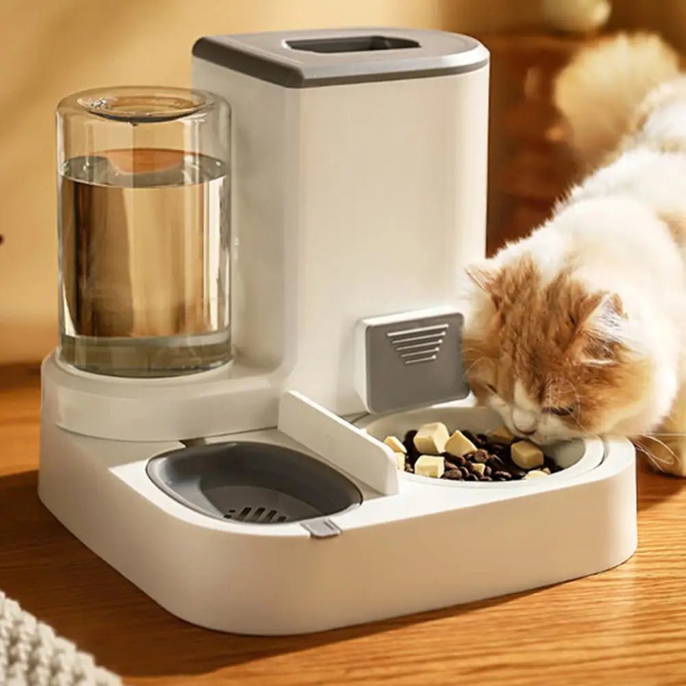 2-In-1 Pet Automatic Feeder and Water Fountain - #pawlife