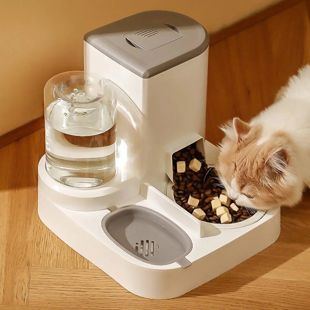 2-In-1 Pet Automatic Feeder and Water Fountain - #pawlife