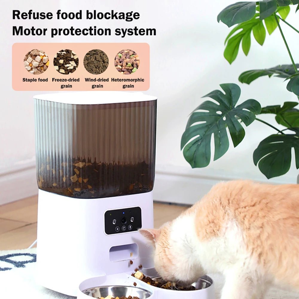 5L Automatic Feeder Cats WiFi with Camera HD - #pawlife