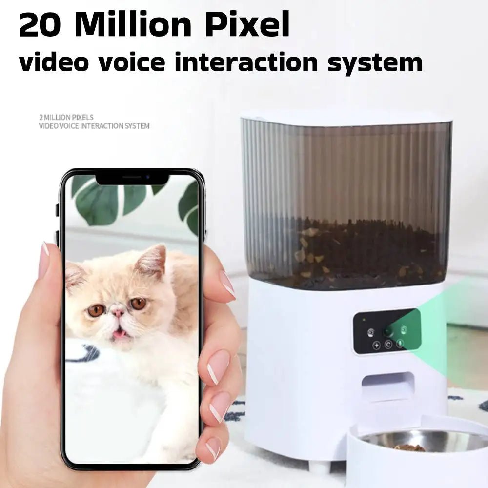 5L Automatic Feeder Cats WiFi with Camera HD - #pawlife