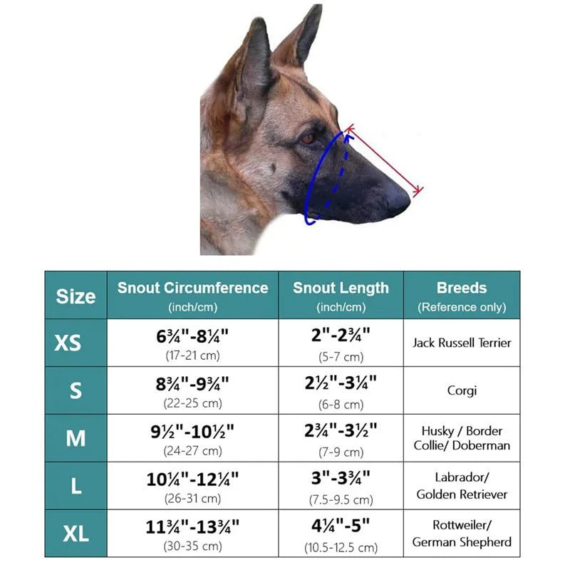 Adjustable Breathable Dog Muzzle: Anti-Bark and Anti-Bite Mesh Mouth Cover for Long-Mouthed Dogs - Ensures Comfortable and Safe Use - #pawlife - #petproducts