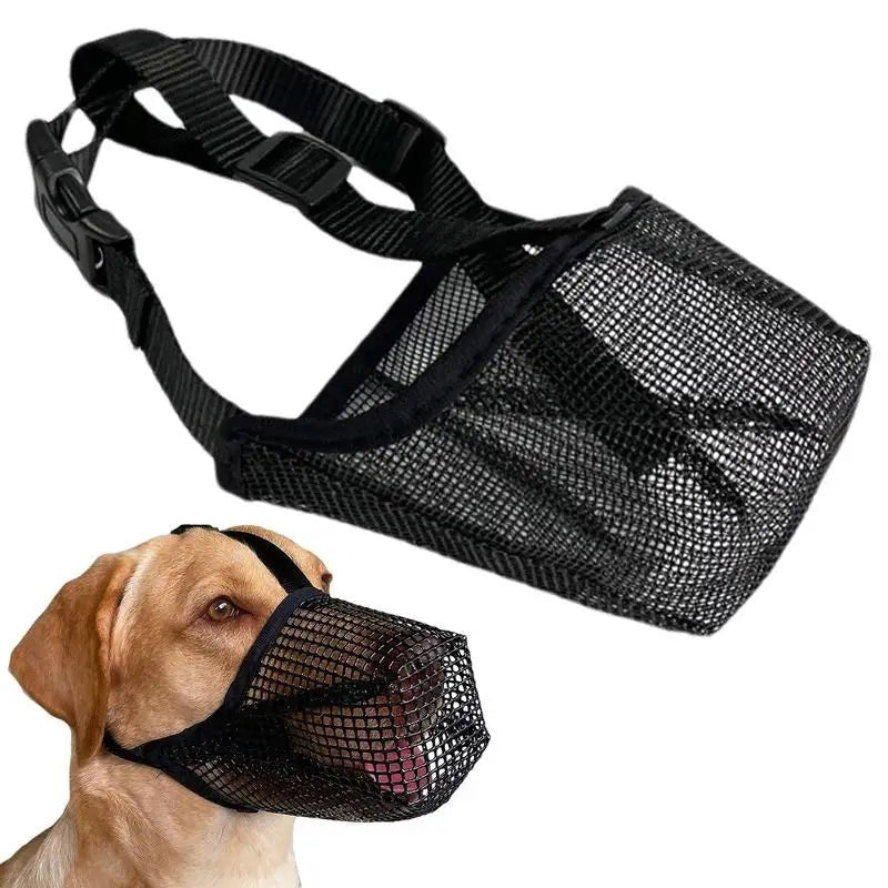 Adjustable Breathable Dog Muzzle: Anti-Bark and Anti-Bite Mesh Mouth Cover for Long-Mouthed Dogs - Ensures Comfortable and Safe Use - #pawlife - #petproducts