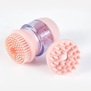 Double-Sided Silicone Bath Brush for Cats and Dogs - #pawlife