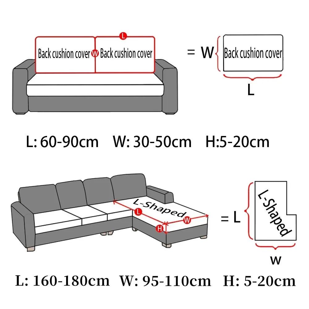 Double-Sided Waterproof Sofa Cushion Cover with Elastic, Pet & Kid Protector - #pawlife