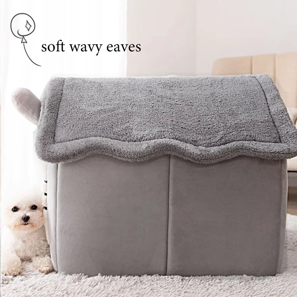 Easy-to-Clean Foldable Pet Bed: Removable and Washable Design - #pawlife