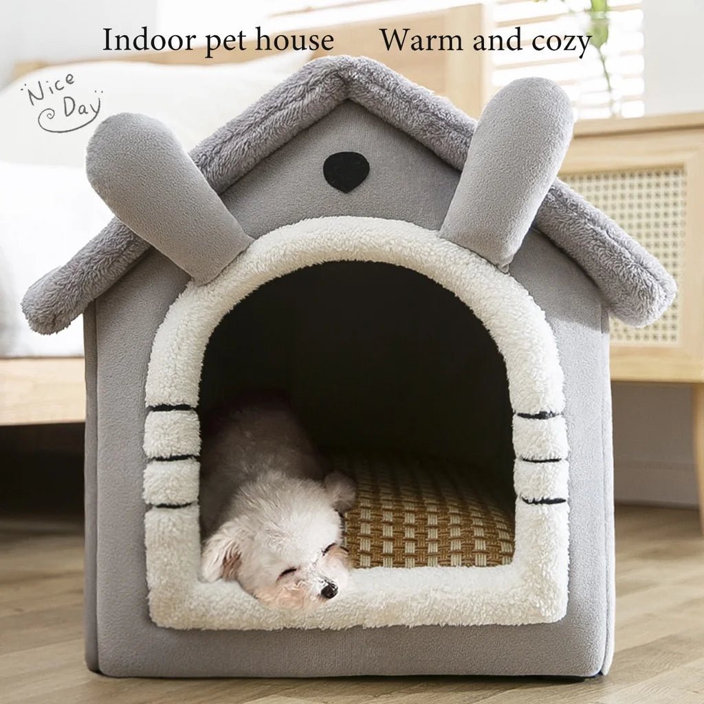 Easy-to-Clean Foldable Pet Bed: Removable and Washable Design - #pawlife