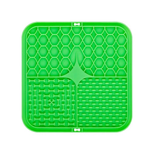 Interactive Pet Silicone Mat: Slow Feeding Plate, Bathing Distraction, and Training Aid for Dogs - #pawlife