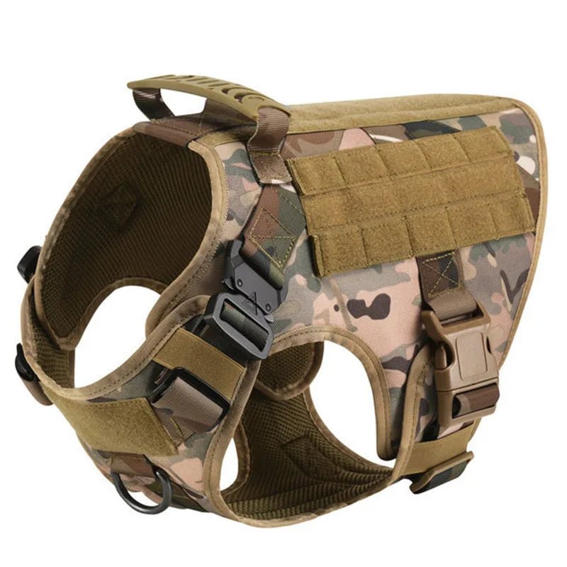 Large Dog Tactical Military Harness & Leash Set - #pawlife