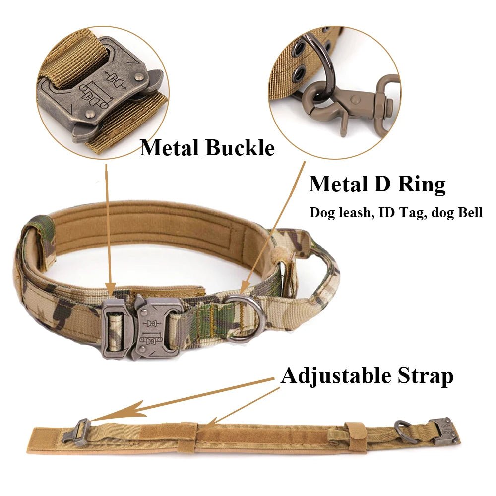 Large Dog Tactical Military Harness & Leash Set - #pawlife