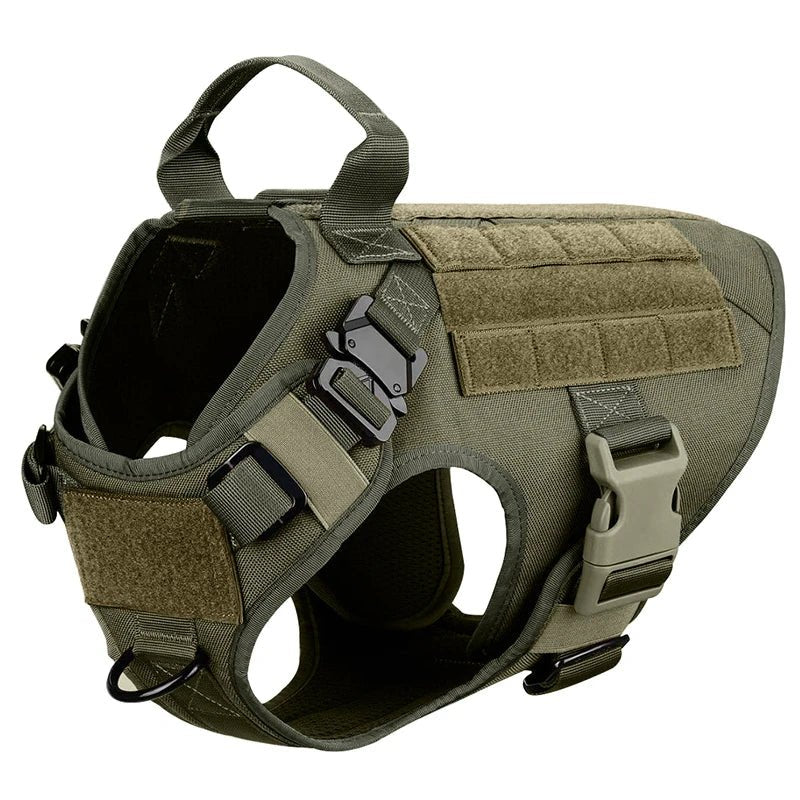 Large Dog Tactical Military Harness & Leash Set - #pawlife