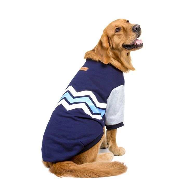 New Wave Sweater for Big Dogs: Cotton Pet Clothing for Leisure and Style - #pawlife