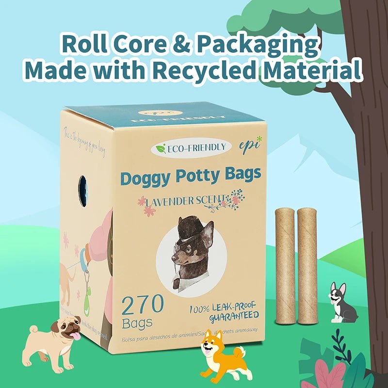 Pawlife Biodegradable Dog Poop Bags with Hand-Free Clip - #pawlife