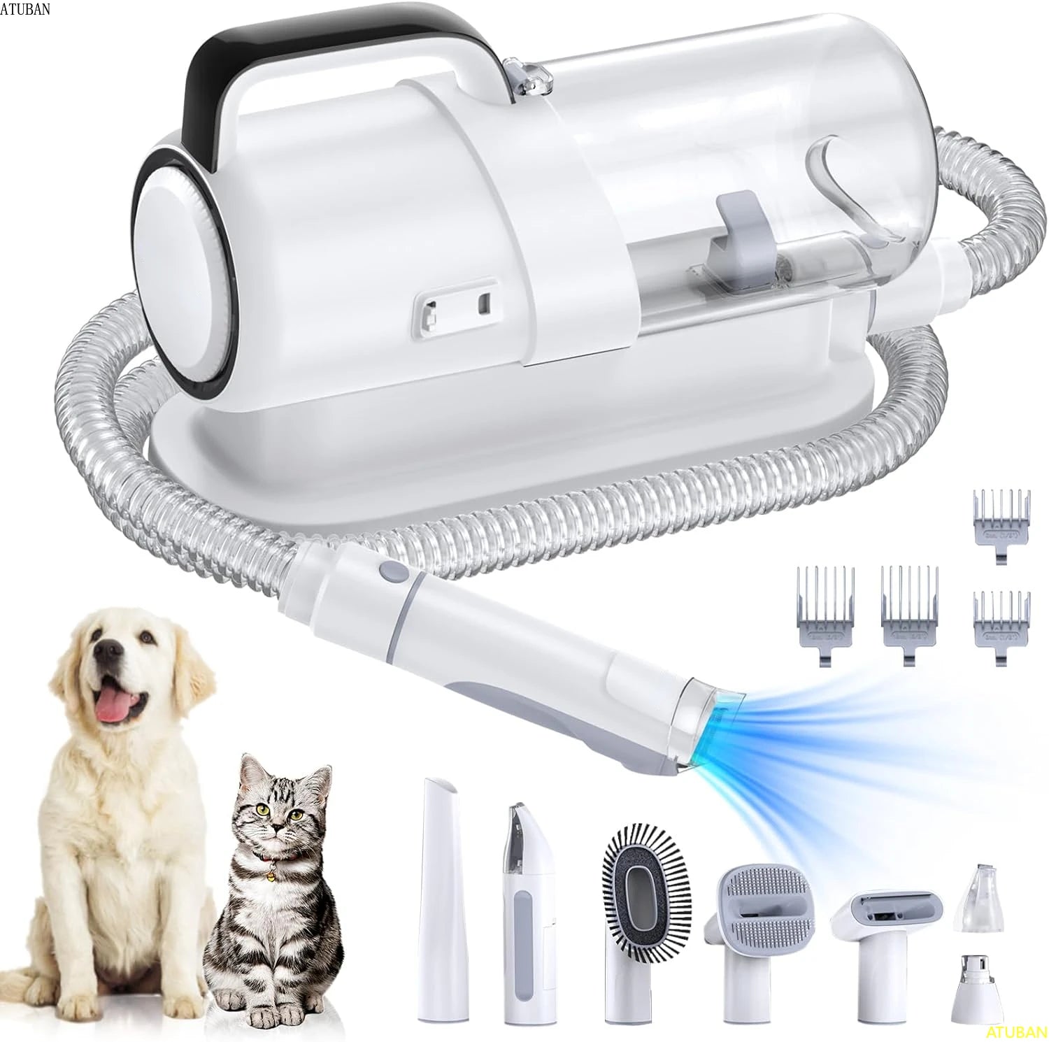 PAWLIFE Pet Clipper Grooming & Pet Grooming Vacuum Kit - #pawlife