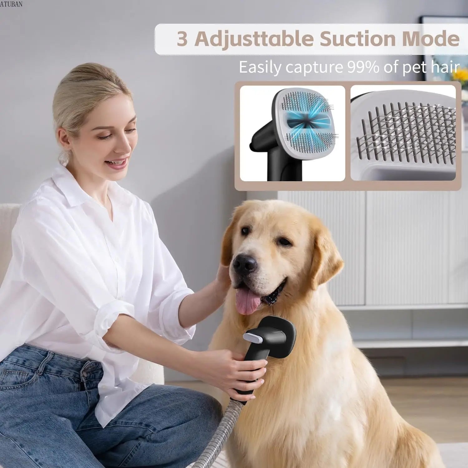 PAWLIFE Pet Clipper Grooming & Pet Grooming Vacuum Kit - #pawlife