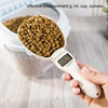 Pet Food Measuring Scoop: Electronic Dog Cat Food Measuring Cup Digital Spoon Scale with LED Display - #pawlife