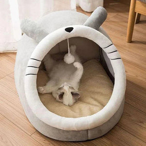 Pet Tent Cave Bed: Cozy Retreat for Cats and Small Dogs - #pawlife