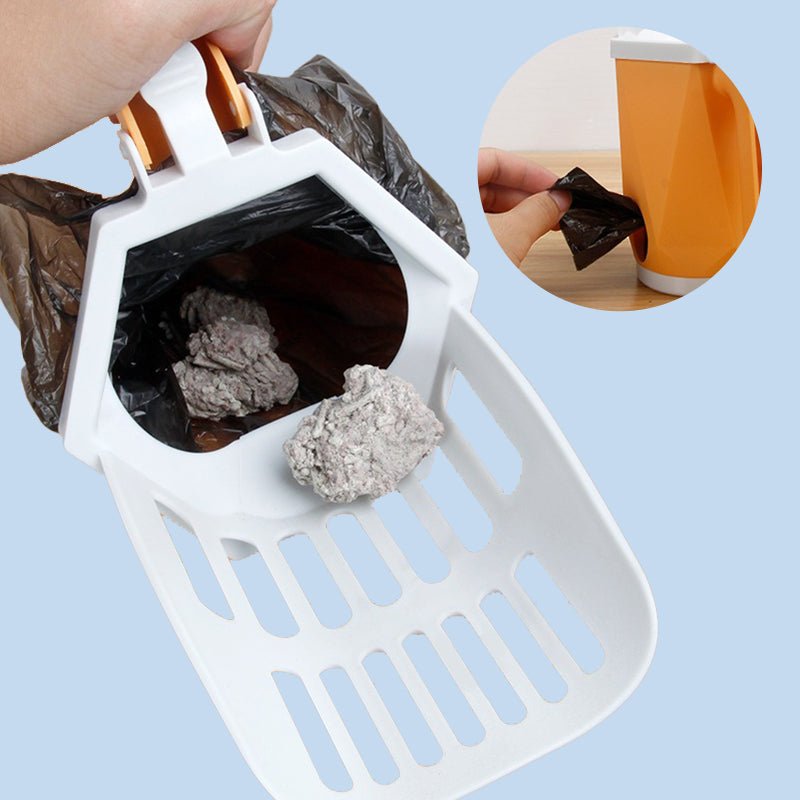 Portable Self-Cleaning Cat Litter Scooper - #pawlife