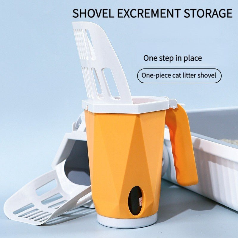 Portable Self-Cleaning Cat Litter Scooper - #pawlife