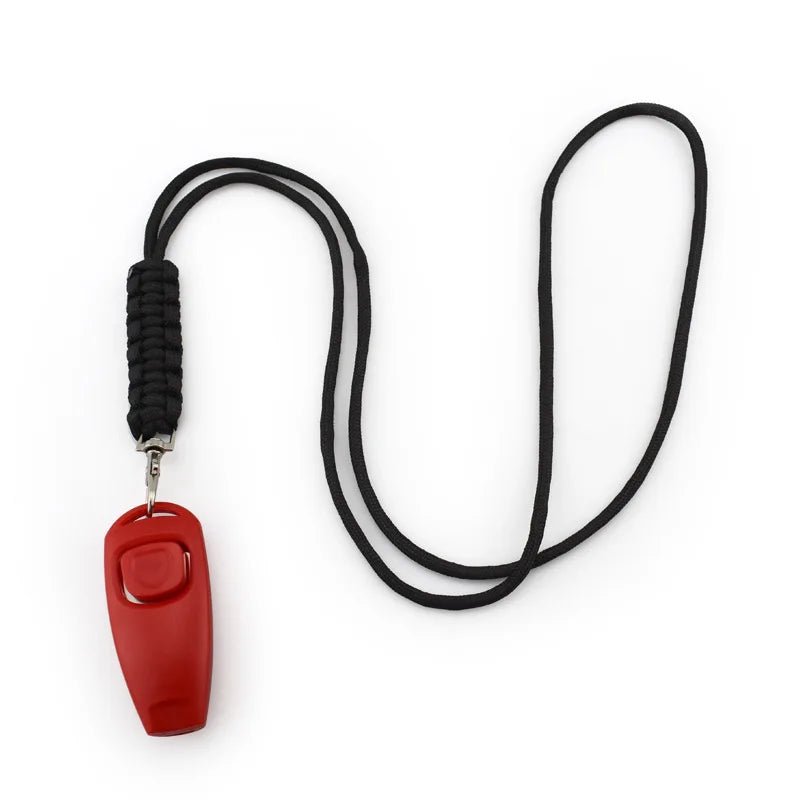 Professional Dog Training Tools: Whistle for Effective Barking Control, Hunting, High-Frequency Recall, and Obedience with Bonus Dog Clicker - #pawlife