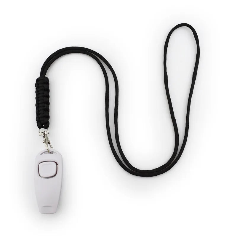 Professional Dog Training Tools: Whistle for Effective Barking Control, Hunting, High-Frequency Recall, and Obedience with Bonus Dog Clicker - #pawlife