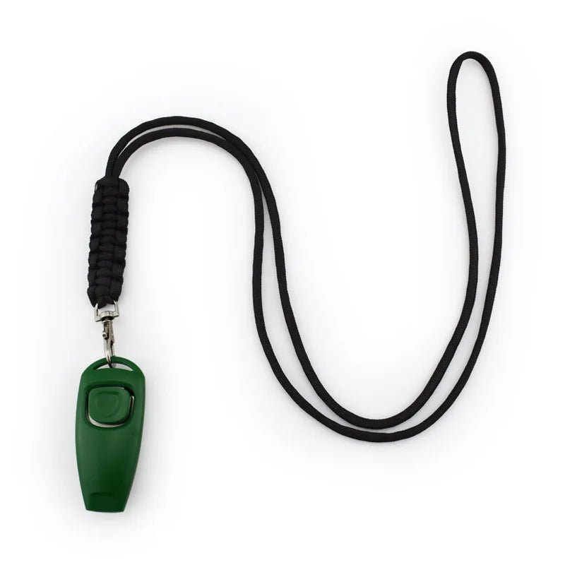 Professional Dog Training Tools: Whistle for Effective Barking Control, Hunting, High-Frequency Recall, and Obedience with Bonus Dog Clicker - #pawlife