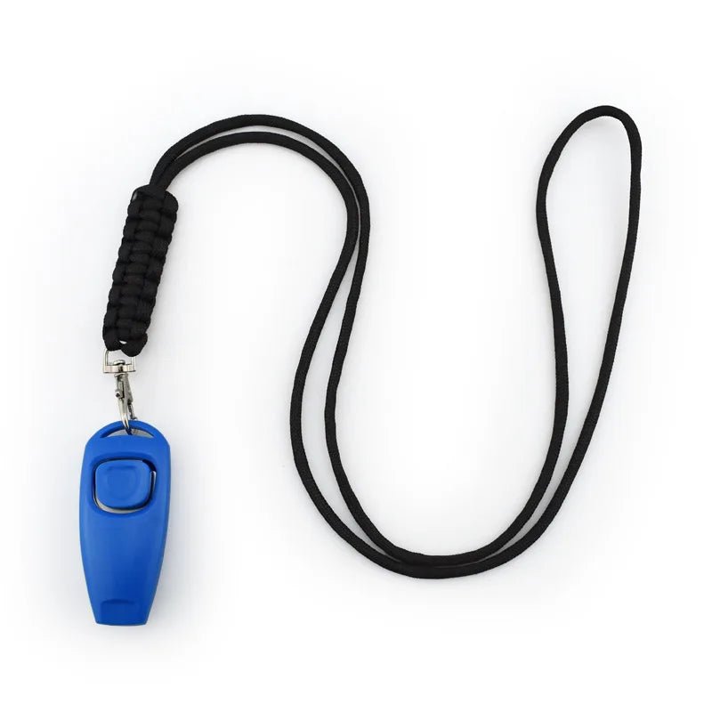 Professional Dog Training Tools: Whistle for Effective Barking Control, Hunting, High-Frequency Recall, and Obedience with Bonus Dog Clicker - #pawlife