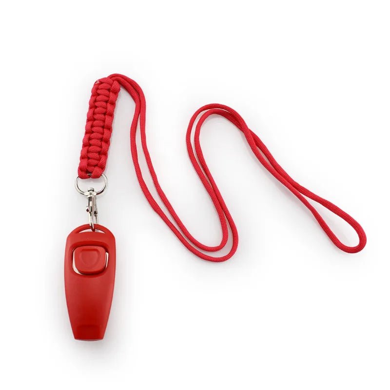 Professional Dog Training Tools: Whistle for Effective Barking Control, Hunting, High-Frequency Recall, and Obedience with Bonus Dog Clicker - #pawlife