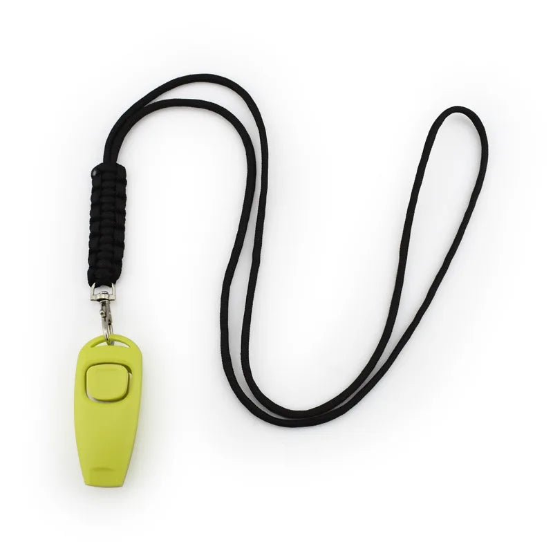 Professional Dog Training Tools: Whistle for Effective Barking Control, Hunting, High-Frequency Recall, and Obedience with Bonus Dog Clicker - #pawlife