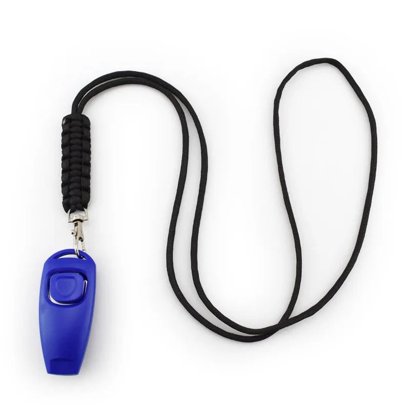 Professional Dog Training Tools: Whistle for Effective Barking Control, Hunting, High-Frequency Recall, and Obedience with Bonus Dog Clicker - #pawlife