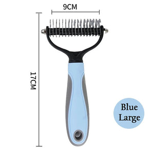 Professional Pet Deshedding Brush Dog Hair Remover Pet Fur Knot Cutter Puppy Cat Comb Brushes Dogs Grooming Shedding Supplies - #pawlife