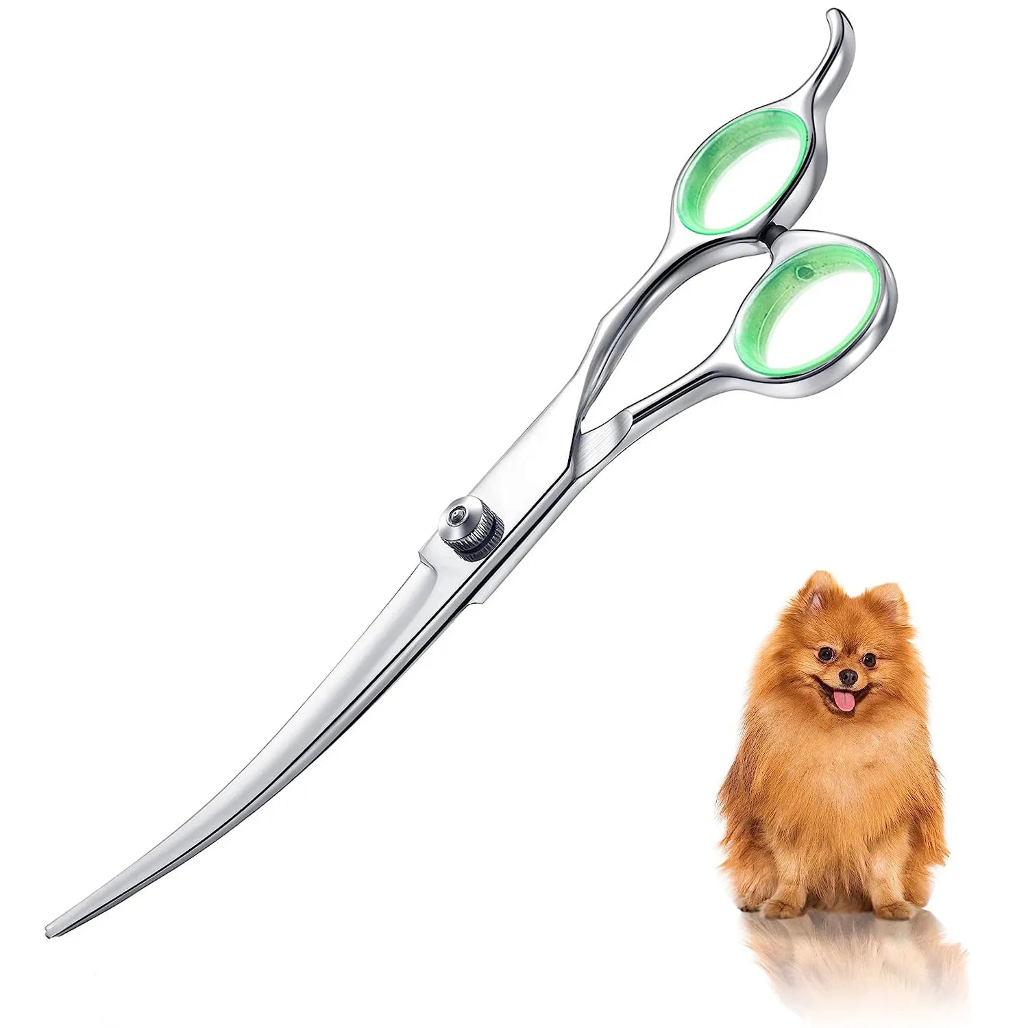 PStainless Steel Pet Grooming Scissors: Professional Shears for Precise Trimming of Dog, Cat, and Other Pets' Hair - #pawlife