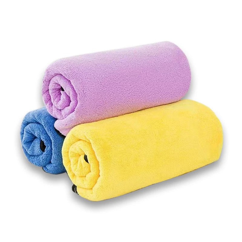 Quick Dry Pet Towel: Soft and Absorbent Bathrobe for Dogs and Cats - #pawlife