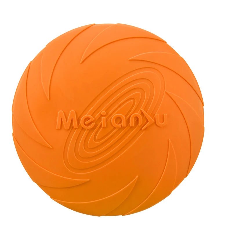 Silicone Dog Frisbee: Interactive Training Toy - #pawlife