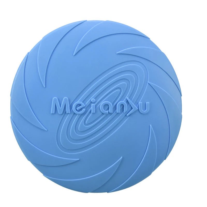 Silicone Dog Frisbee: Interactive Training Toy - #pawlife