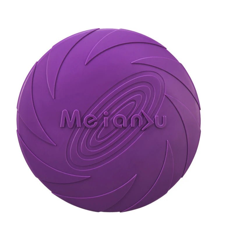 Silicone Dog Frisbee: Interactive Training Toy - #pawlife