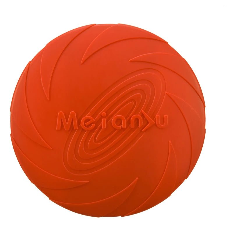 Silicone Dog Frisbee: Interactive Training Toy - #pawlife