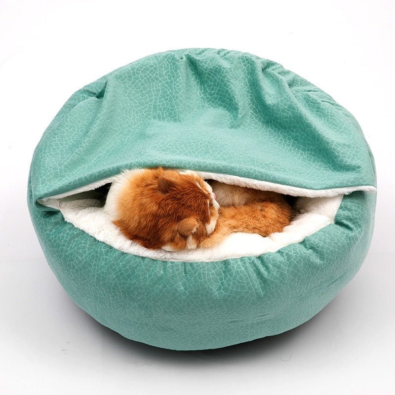 Super Soft Pet Cat Bed Plush Full Size Washable Calm Bed Donut Bed Comfortable Sleeping Artifact Suitable For All Kinds Of Cat - #pawlife