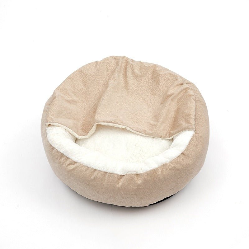 Super Soft Pet Cat Bed Plush Full Size Washable Calm Bed Donut Bed Comfortable Sleeping Artifact Suitable For All Kinds Of Cat - #pawlife