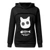 Sweatshirt Cat Lovers Hoodie with Kangaroo Pouch - #pawlife