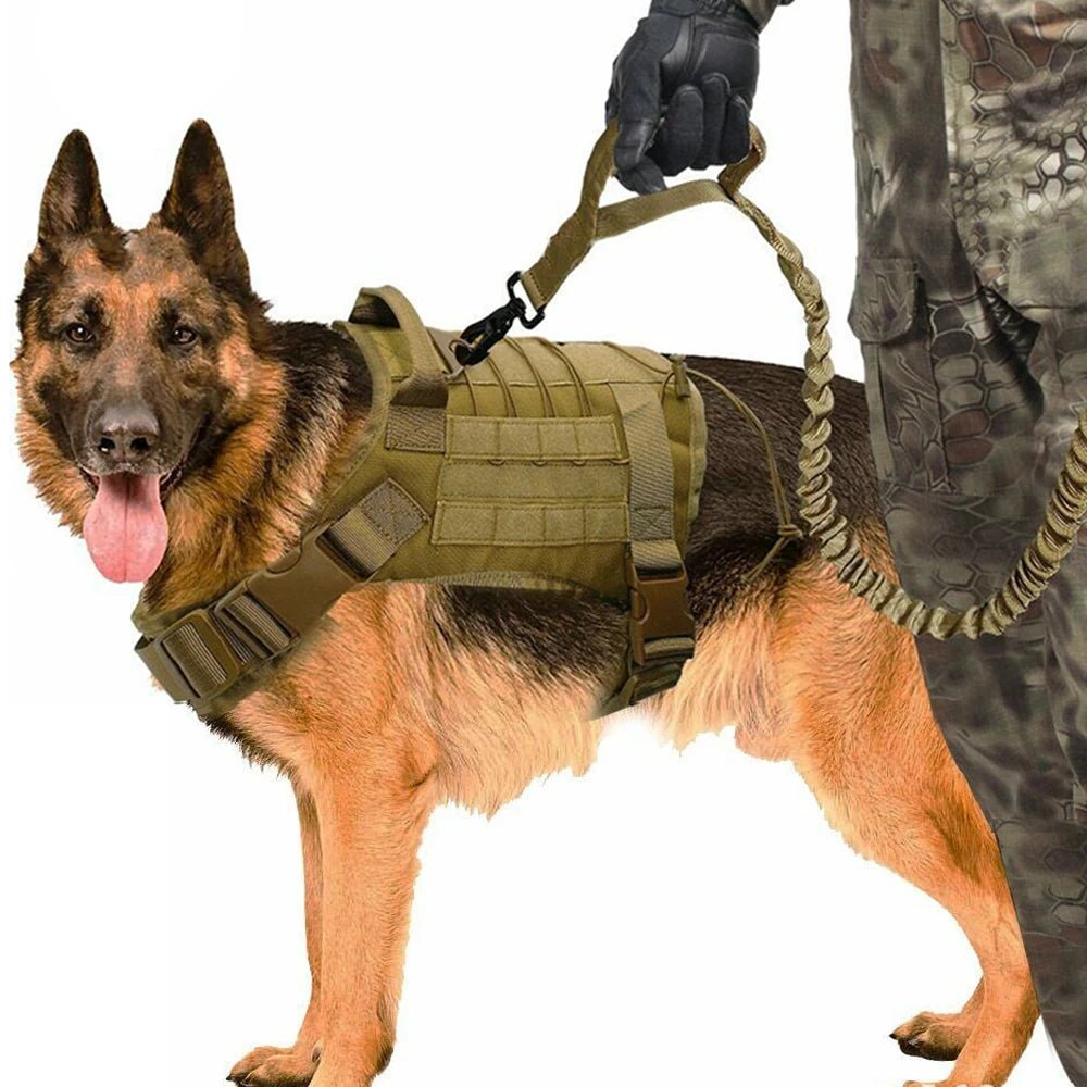 Tactical Dog Vest Breathable Military Dog Clothes - #pawlife