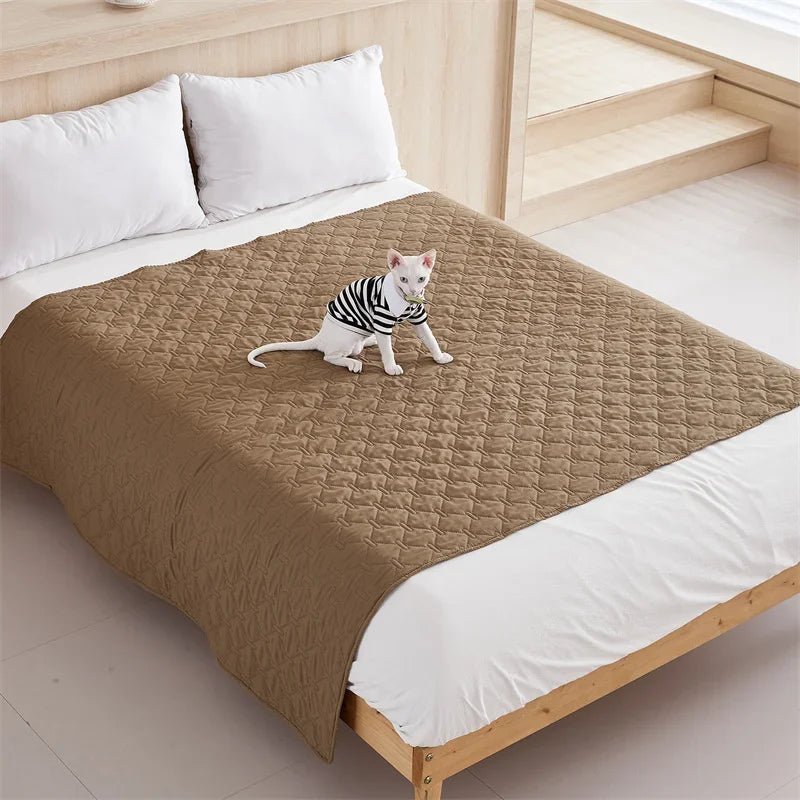 Waterproof Mattress Protector: Kids Pet Dog Cat Urine Pad Reusable King Size Bed Sheet Cover Washable Bed Bedspread Pads Mat Pad - #pawlife