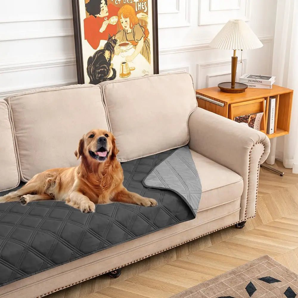 Waterproof Non-Slip Dog Bed Cover and Pet Blanket: Sofa Pet Bed Mat Car Incontinence Mattress Protectors Furniture Couch Cover - #pawlife