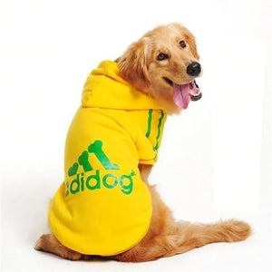 Winter Adidog Sport Hoodies: Warm Sweatshirts for Small, Medium, and Large Dogs, Cats, and Pets - #pawlife