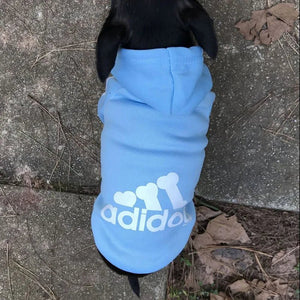 Winter Adidog Sport Hoodies: Warm Sweatshirts for Small, Medium, and Large Dogs, Cats, and Pets - #pawlife