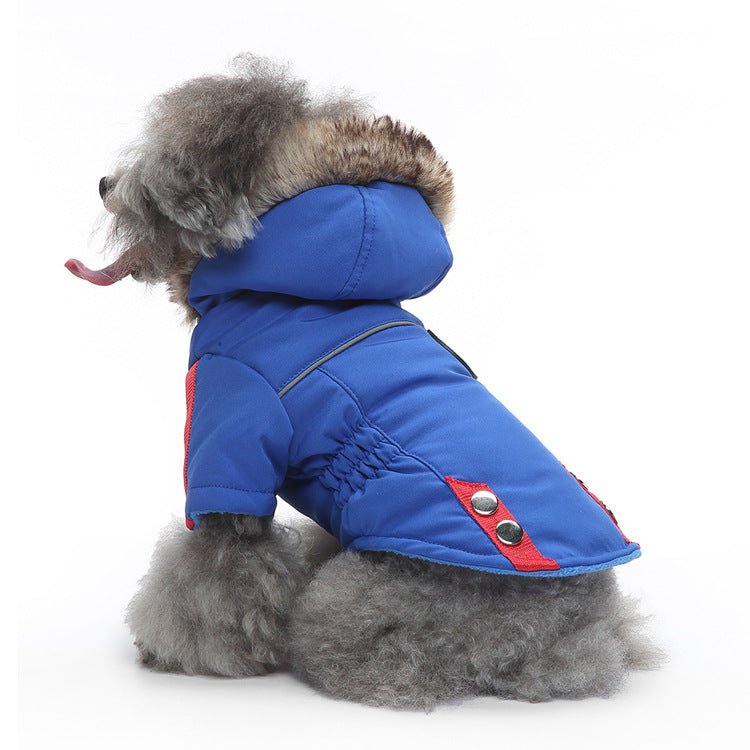 Winter Padded Dog Jacket: Stylish Chest and Back Zipper Pet Clothes for Keeping Your Canine Companion Warm - #pawlife - #petproducts